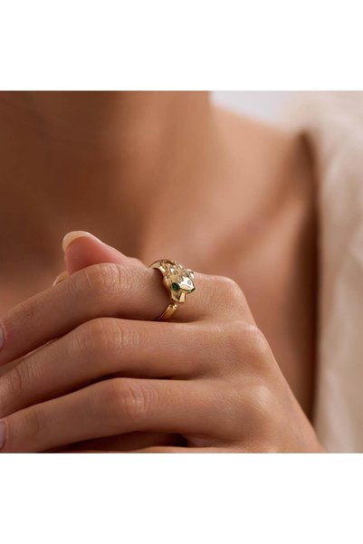 Köşker Gold 14 Ayar Tasarım Altın Yüzük