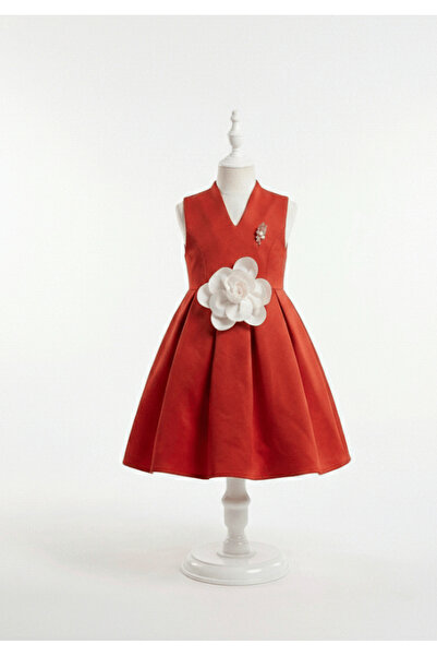 alqarat Royal Rose Pleated Summer Dress