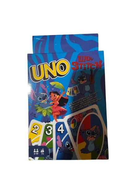 Butik Center لعبة بطاقات UNO ذات طابع ليلو وستيتش، لعبة ممتعة للعائلة والأطفا...