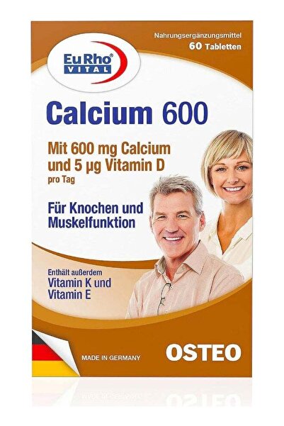 Eurho Vital أقراص الكالسيوم - 600 ملغ