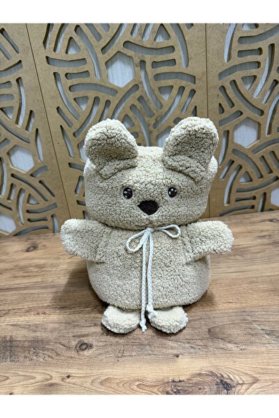 Mini Chics Plush Teddy Bear Sleeping Companion |   Openable Baby Blanket |   ...