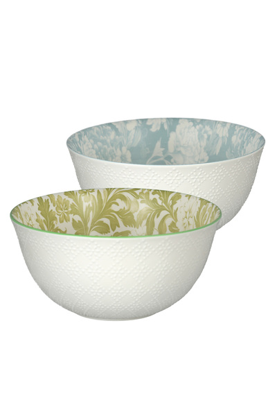 Lucky Art Aurea 2-Piece Ceramic Bowl Set 25cm
