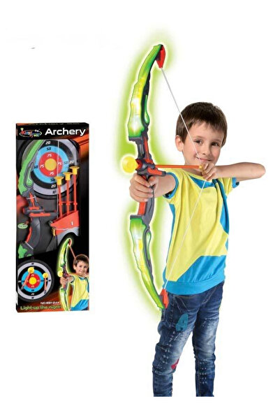 TOY LAND Kids Light-Up Archery Bow Set with Suction Cup Arrows & Target Board...