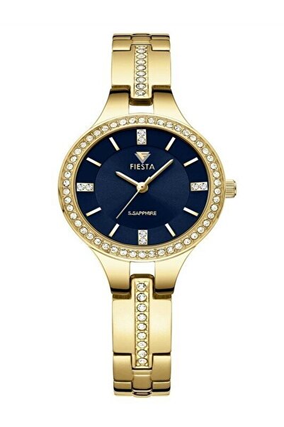 Fiesta F24093L Steel Band,Sapphire Scratch Resistant,5 Atm Women's Wristwatch