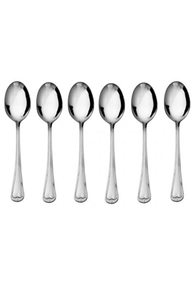 Culinaro Set of 6 medium appetizer spoons FLORENCE 1.6mm, stainless steel