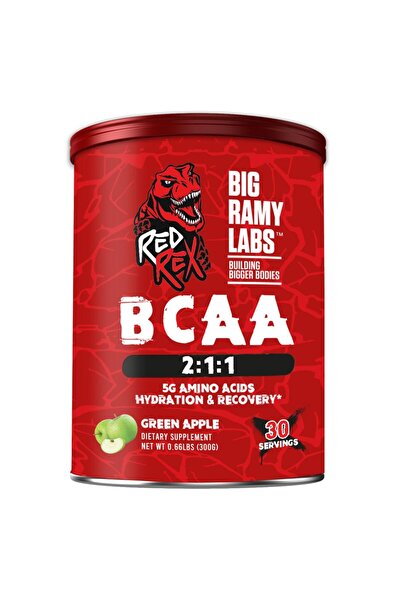 BIG RAMY LABS ريد ريكس بي سي إيه إيه، بنكهة التفاح الأخضر، 300 غرام