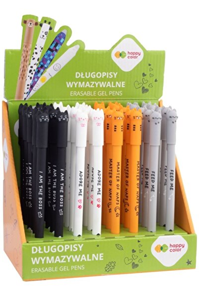 HAPPY COLOR Roller gel cu rescriere, Happy Color, 0.5 mm, Kitty, diverse culo...