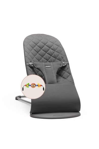 BabyBjörn Bliss Ana Kucağı Oyuncaklı Woven Anthracite