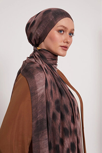 LuvenSara Patterned Silk Shawl - Powder Dream