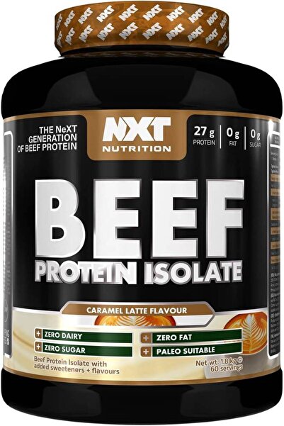 NXT Nutrition نكست نيوتريشن - بيف بروتين ايزوليت – 1.8 كجم -كراميل لاتيه