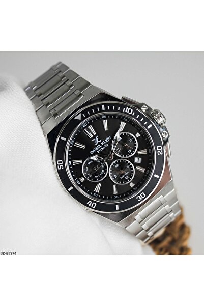 Daniel Klein ساعة يد رجالية بسوار فولاذي DK437874