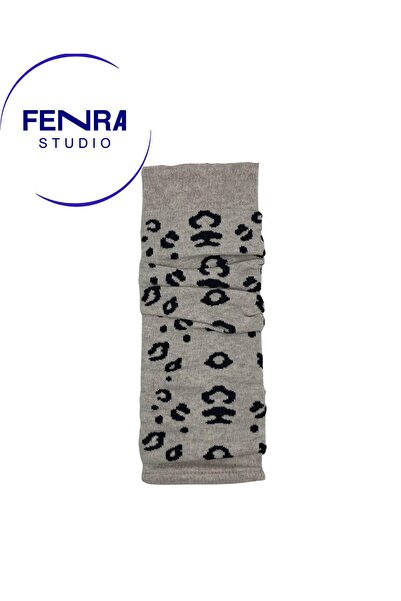 FENRA STUDIO Thick Slouch Cotton Women's Aerobics Sports Pilates Leopard Prin...