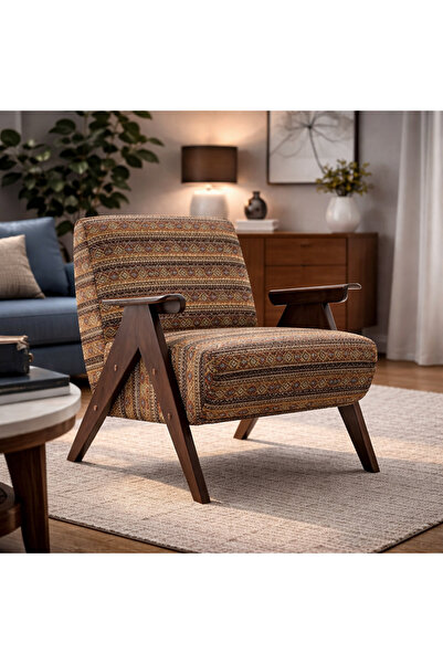 N.zone Modern recliner with a geometric pattern – contemporary design with a ...