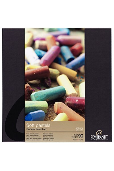 Rembrandt Soft Pastel Set Half Rt31823145 Talens Half Size 90 Pcs