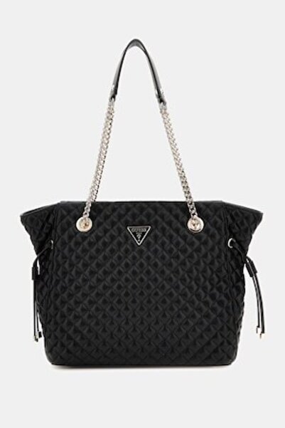 Guess Eco Leather Shopper Bag Carly, Black