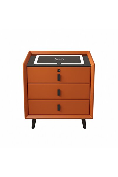 ZanaCasei Smart Nightstand 3-in-1 with Bluetooth, 15W Wireless Charging, LED,...