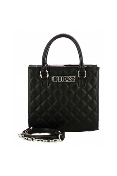 Guess Women's Handbag, Black Clutch Model