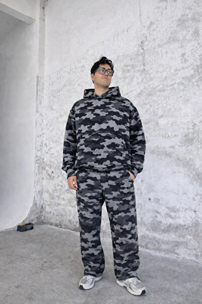 BARLİZ Ανδρικό Σετ Φόρμας ERKEK, Φαρδύ, Βασικό, Υπερμεγέθες, Προηγμένο Μοντέλ...