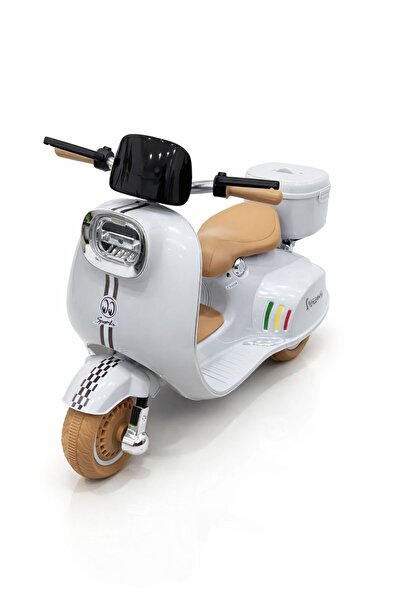 dehkah 6V Children's Tricycle, LED Lights and Music - Electric Motorcycle