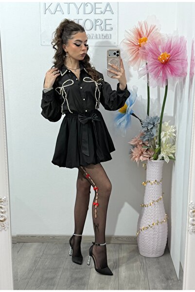 KATYDEA STORE Cămașă elegantă cu perle ELLA