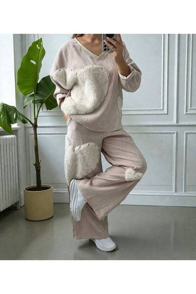 MAXORA SHOP Hearts padded winter tracksuit