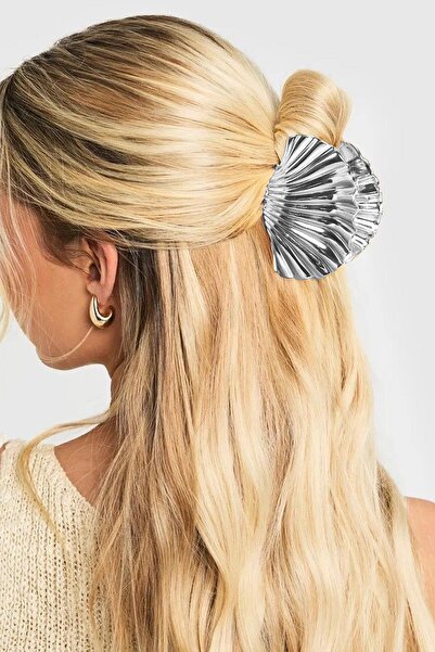 New Obsessions Ασημί Χρώμα Μεταλλικό Κούμπωμα Μύδι