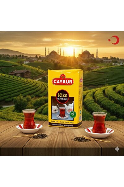 Çaykur CAYKUR Turist Turkish Black Tea, Classic Taste, 500g