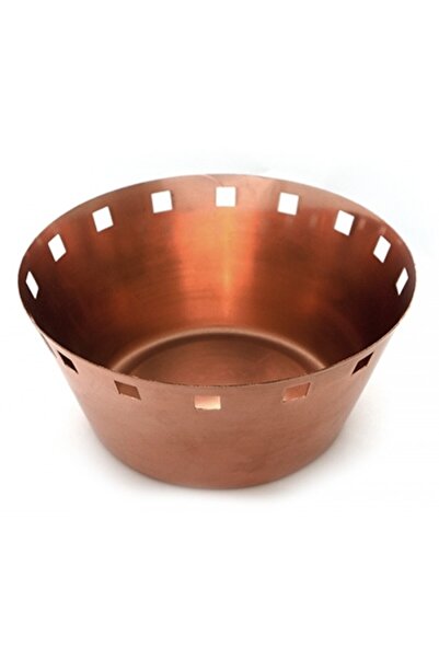Culinaro Stainless steel bread basket with copper coating 20.25x9cm