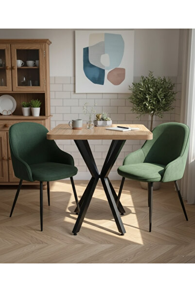 MASA MUTFAK CAFE BALKON BAHÇE RESTORAN YEMEK MASASI 70X70 METAL AYAK KALINLAŞ...