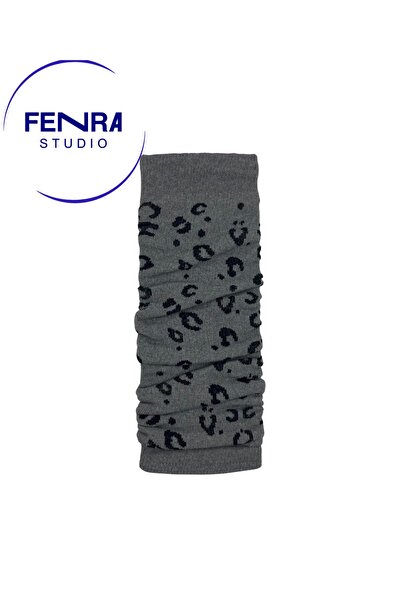 FENRA STUDIO Thick Slouch Cotton Women's Aerobics Sports Pilates Leopard Prin...