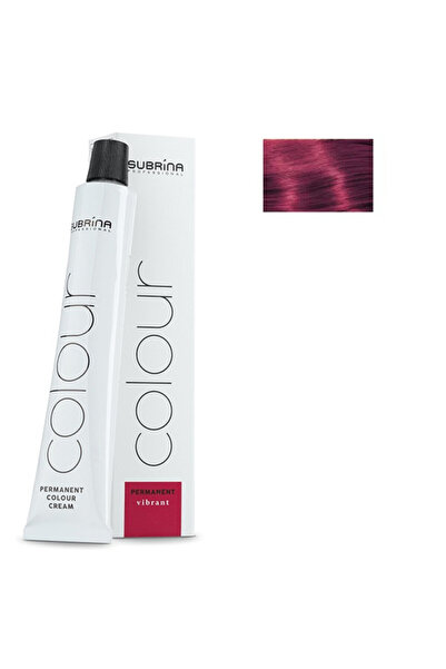 Subrina Professional , Ярък цвят, Перманентна боя за коса, 6/65 Тъмно русо ма...
