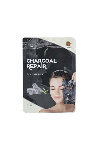 snail قناع حرير الفحم لتنعيم البشرة 23 مل