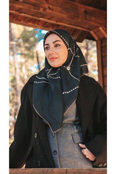 locella Soft Pamuk Eşarp Siyah