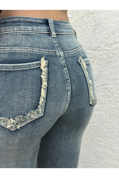 YAYA Fashion Skinny Jeans with Pocket Detail