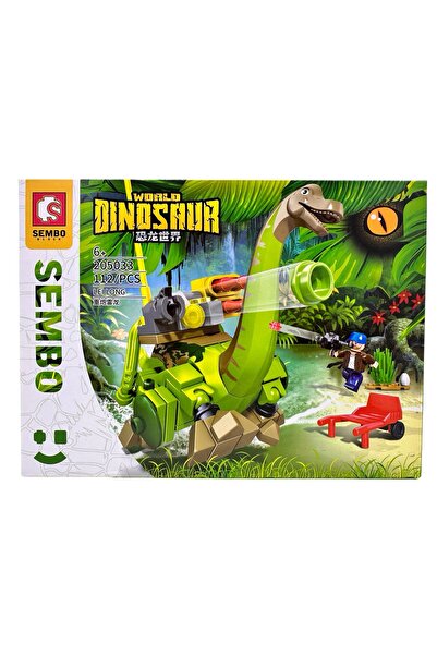 JPT Set de construcție robot dinozaur cu gât lung - 112 piese