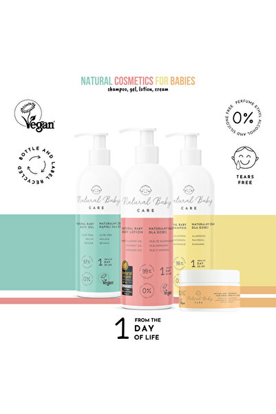 Natural Baby Care Set de 4 produse naturale pentru ingrijirea bebelusului 0+