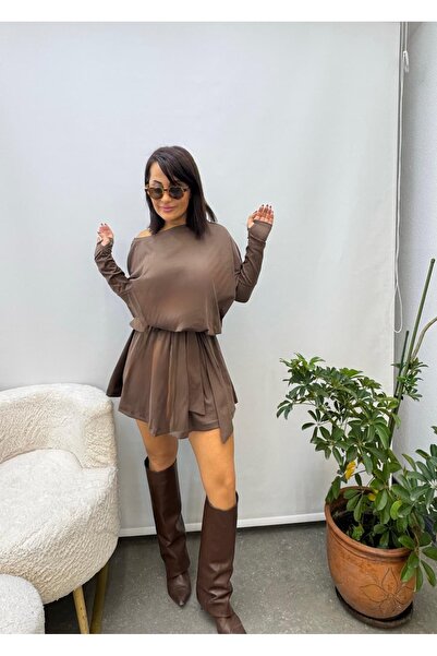 Sultan Ulu Butik double şortlu elbise