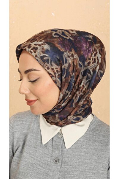 locella Soft Pamuk Eşarp Lacivert