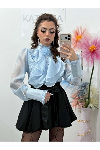 KATYDEA STORE Elegant Lace Shirt PRINCESS