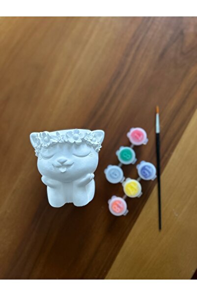 whisperbox Kedi saksı boyama seti