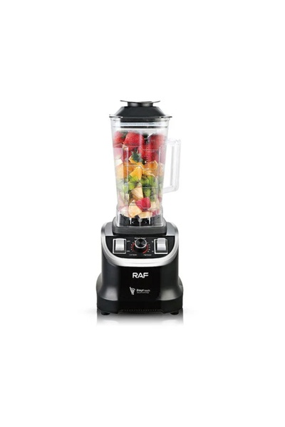 raf Multifunctional Electric Blender - 2L Bowl, 1800W, 6 Blades, Pulse Functi...