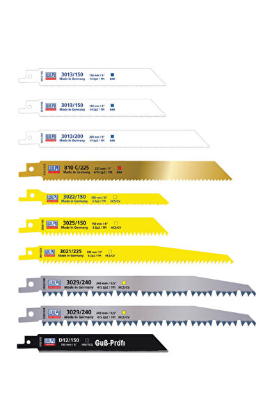 WİLPU Σετ 10 λεπίδων σπαθόξυλων