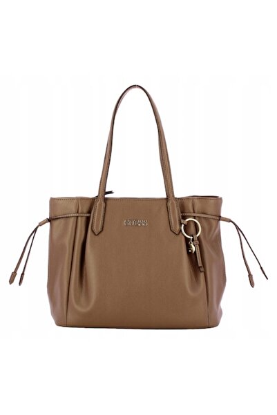 Guess Women's Shoulder Bag, Brown Leather