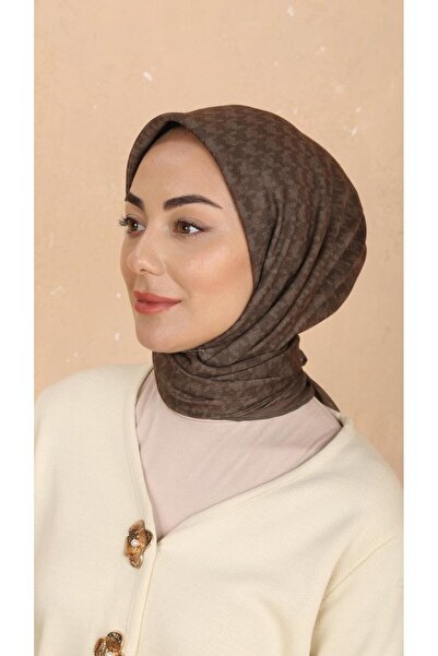 locella Soft Pamuk Eşarp Kahve