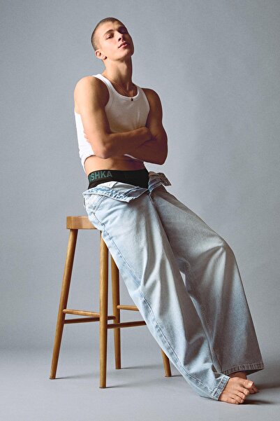 Bershka 3'lü baskılı belli boxer paketi