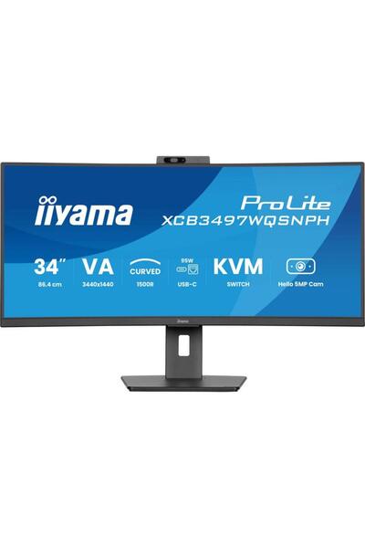 Other Monitor IIYAMA ProLite XCB3497WQSNPH-B1 32 UWQHD VA 0.4ms 120Hz Negru
