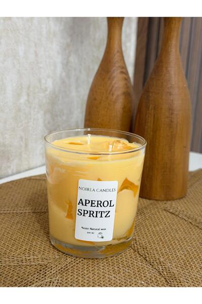 NOIREA CANDLES EL YAPIMI APEROL SPRITZ BARDAK SOYA MUM