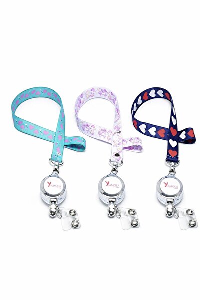 turaetiket1 3lü set, Yakalık Boyun Askı İpi