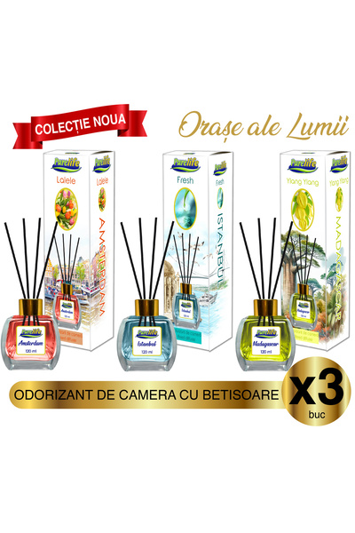 PureLife 3-Pack Pure Life Amsterdam Tulips, Istanbul Fresh & Madagascar Ylang...