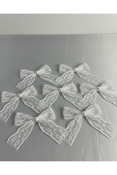 Bellezza Concept Touch of Elegance: Pearl Detailed Lace Bow 25 Pieces